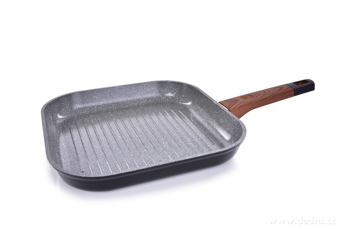 BIOPAN®, nepřilnavá grilovací pánev, 26 × 26 cm, 1, 8 L | Biopan pánve a formy | Grand Móda