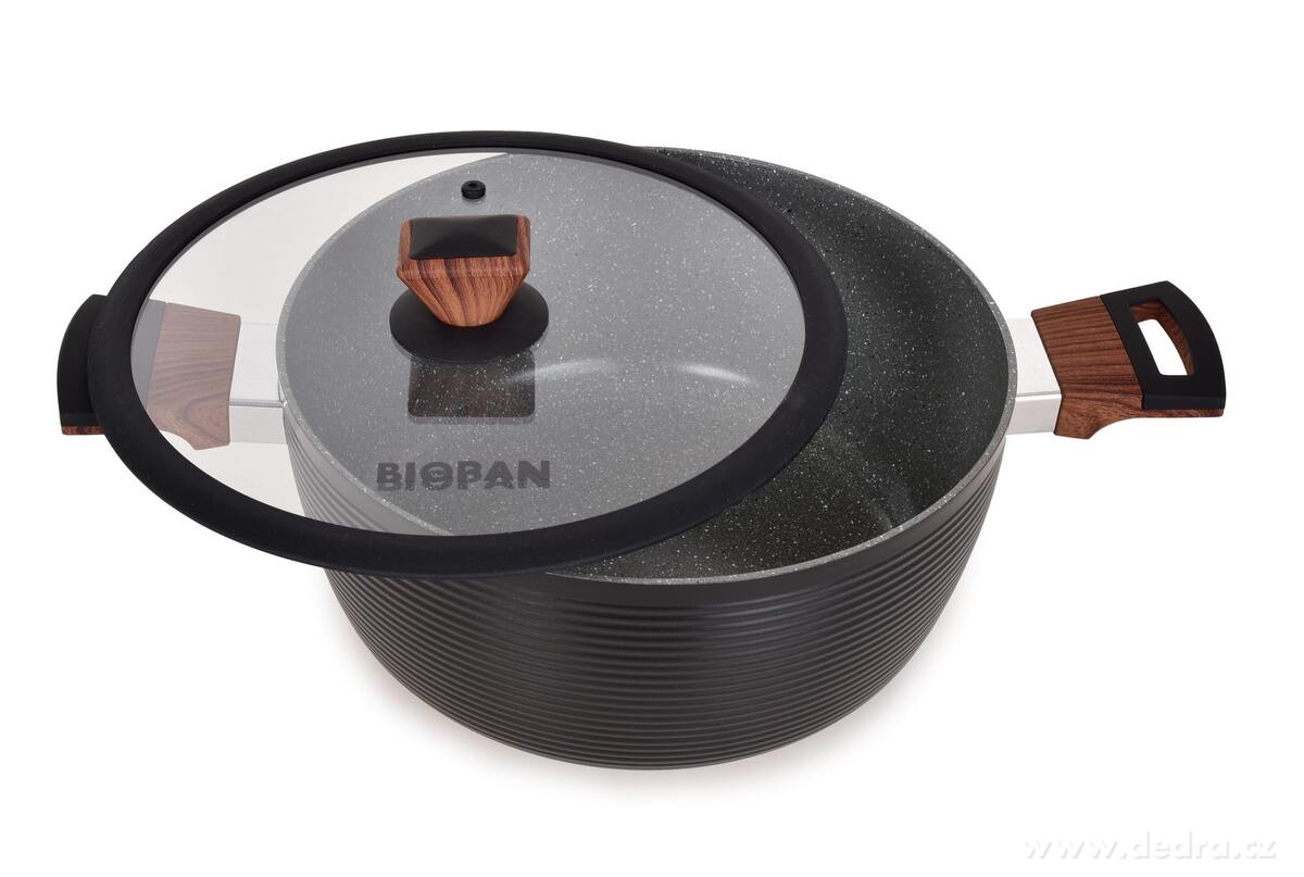 BIOPAN┬« | robustn├ş hrnec s nep┼Öilnav├Żm povrchem a poklic├ş | ├ś 28 cm | 6 L - obr├ízek 5 | Biopan p├ínve a formy | Grand M├│da