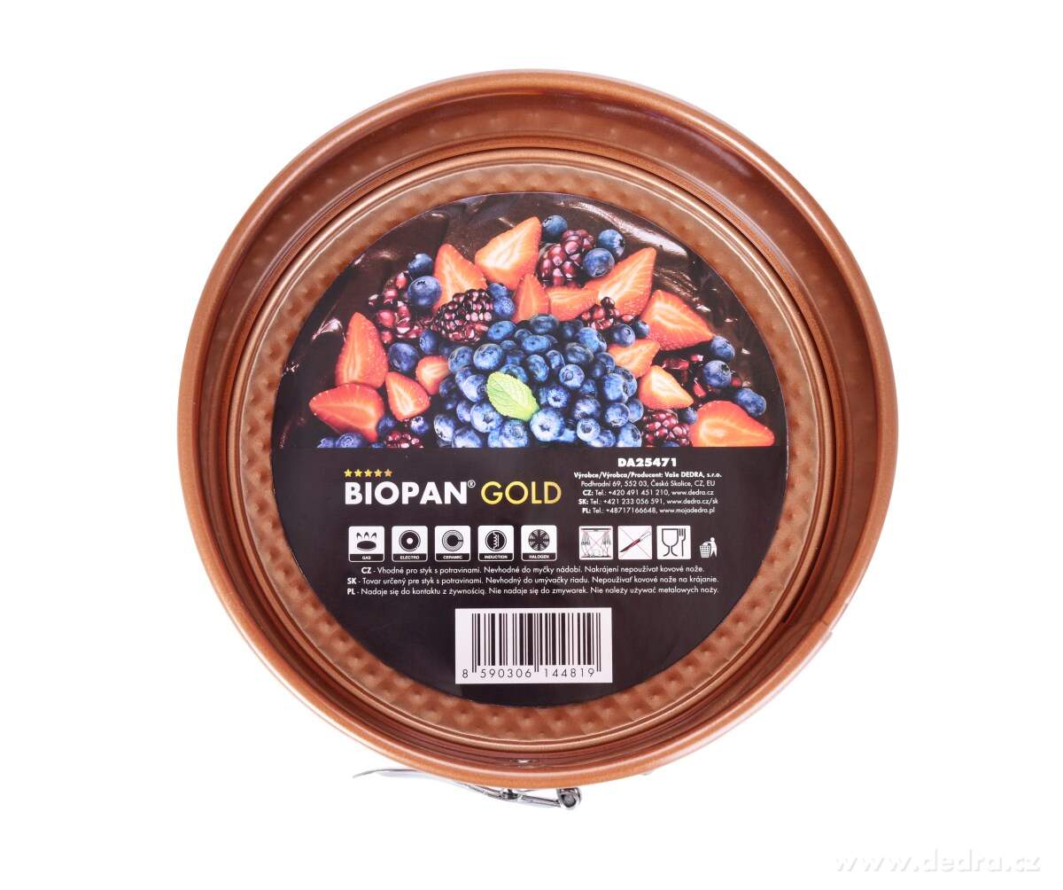 BIOPAN®, nepřilnavá kulatá rozkládací dortová forma, Ø 17 cm, výška 6, 5 cm – náhled 6 | Grand Móda