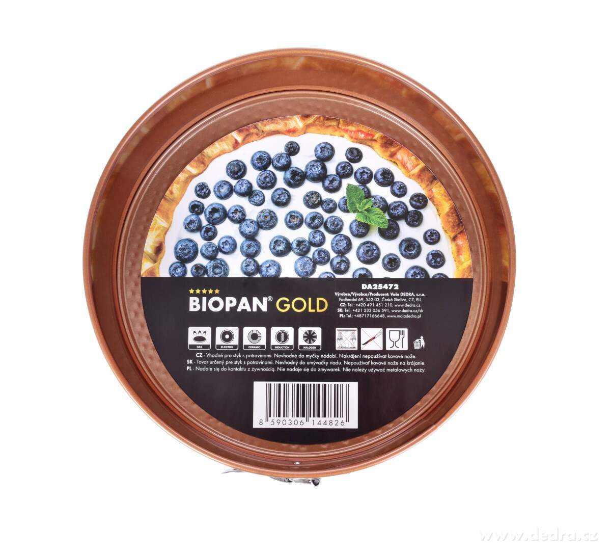 BIOPAN®, nepřilnavá kulatá rozkládací dortová forma, Ø 24 cm, výška 6, 5 cm – náhled 6 | Grand Móda