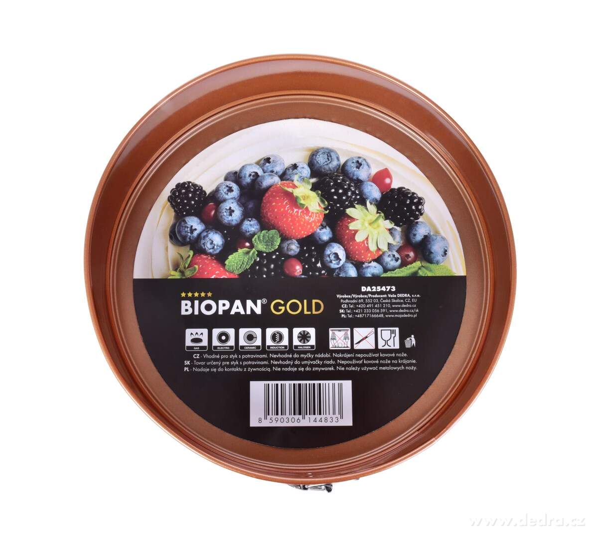 BIOPAN®, nepřilnavá kulatá rozkládací dortová forma, Ø 28 cm, výška 6, 5 cm – náhled 6 | Grand Móda