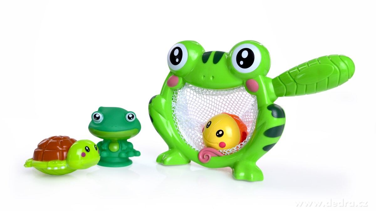 SÍŤ ŽABKA set do vany, se síťovaným košem | Vodní hrátky | Grand Móda