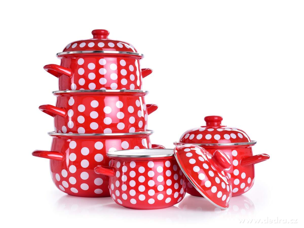 10 dílná sada hrnců, smaltovaných – náhled 2 | Grand Móda