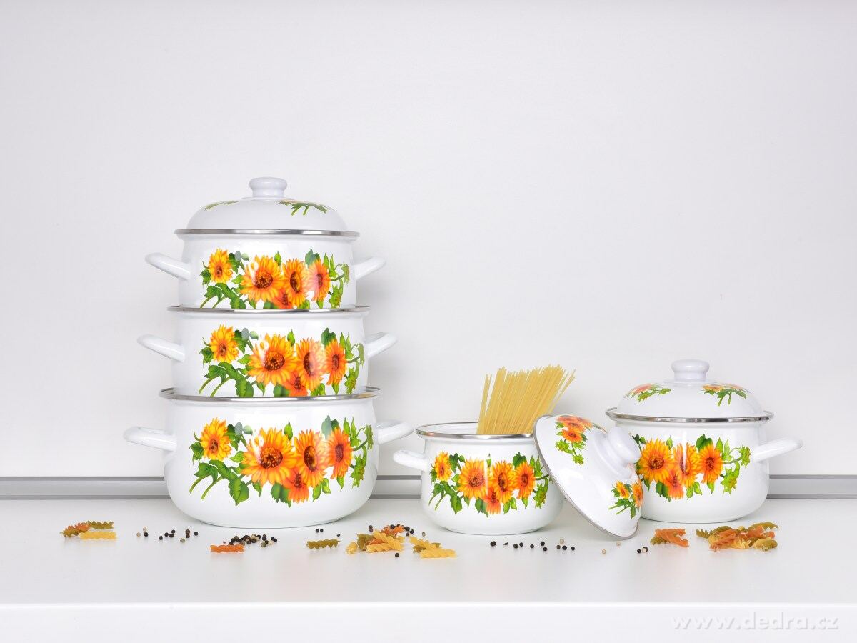 10 dílná sada smaltovaných hrnců s poklicemi – náhled 3 | Grand Móda