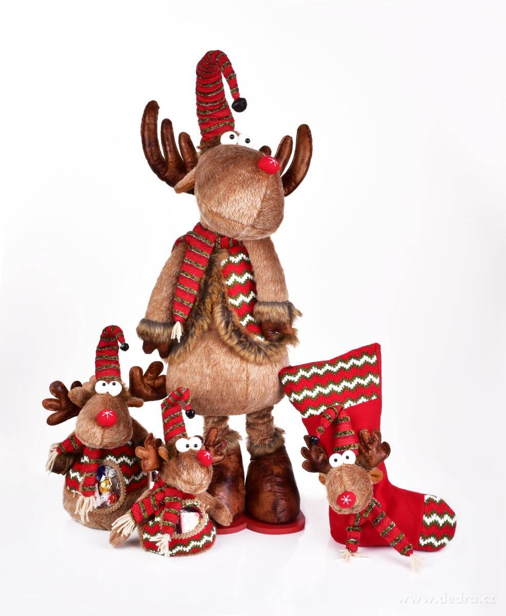 160 cm XL stojící MAXI sobík Alfons, s teleskopickými nohami – náhled 3 | Grand Móda