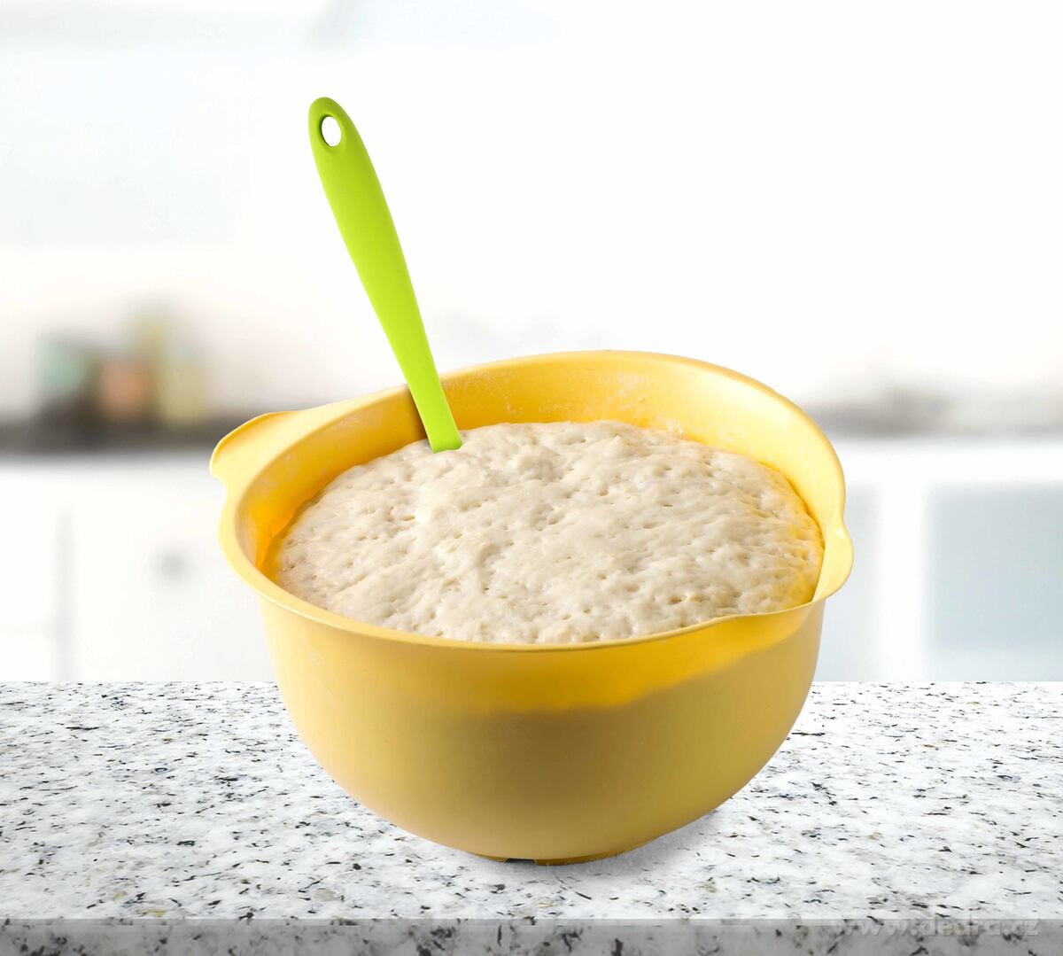 GOURMET, silikonová vařečka s kulatým otvorem, ocelové jádro, 28 cm – náhled 3 | Grand Móda