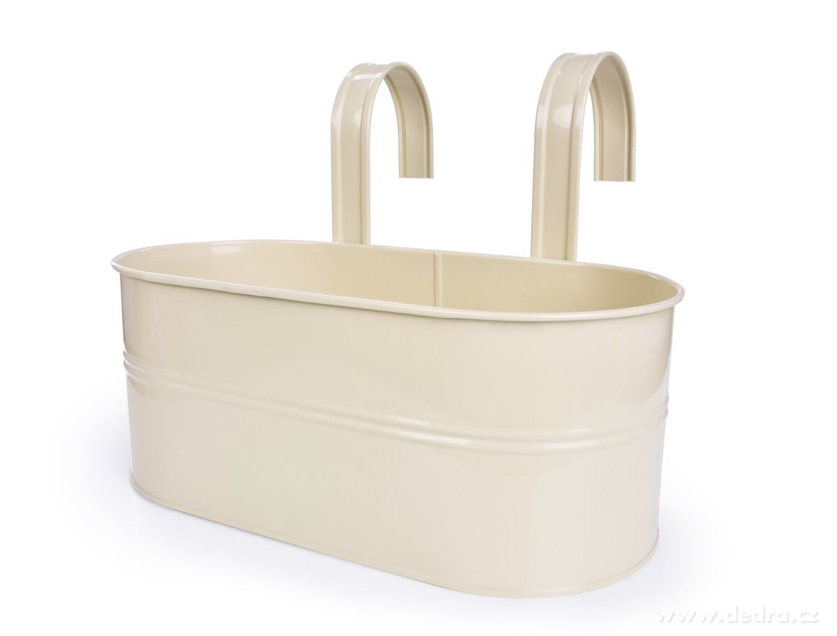 36, 5 cm Závěsný truhlík s odnímatelnými háky