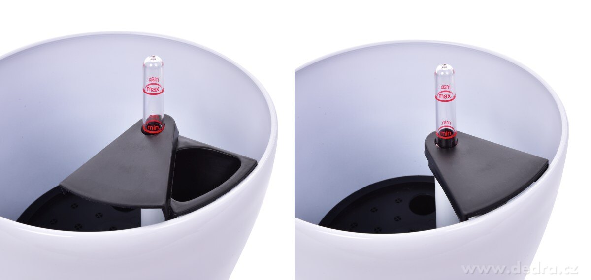 20 cm Luxusní samozavlažovací květináč AQUARIUS – náhled 5 | Grand Móda