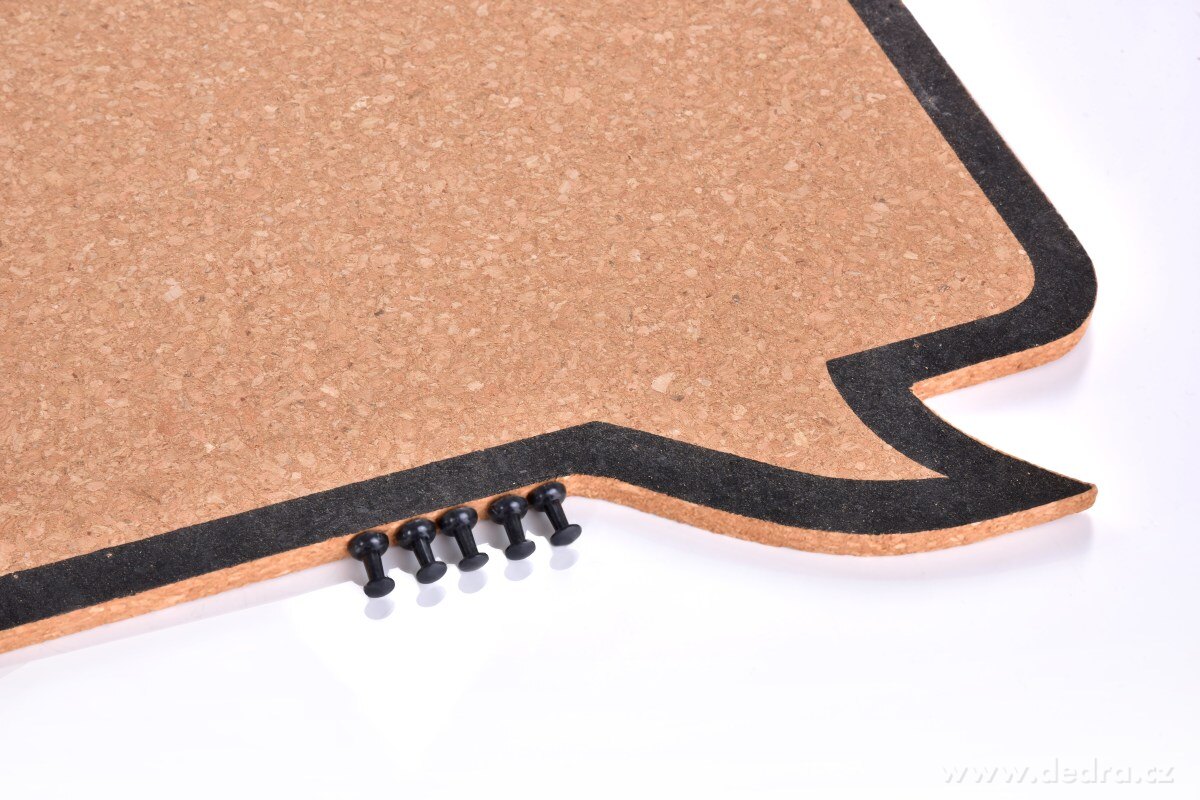 Korková nástěnka s pěti připínáčky GoEco® – náhled 2 | Grand Móda