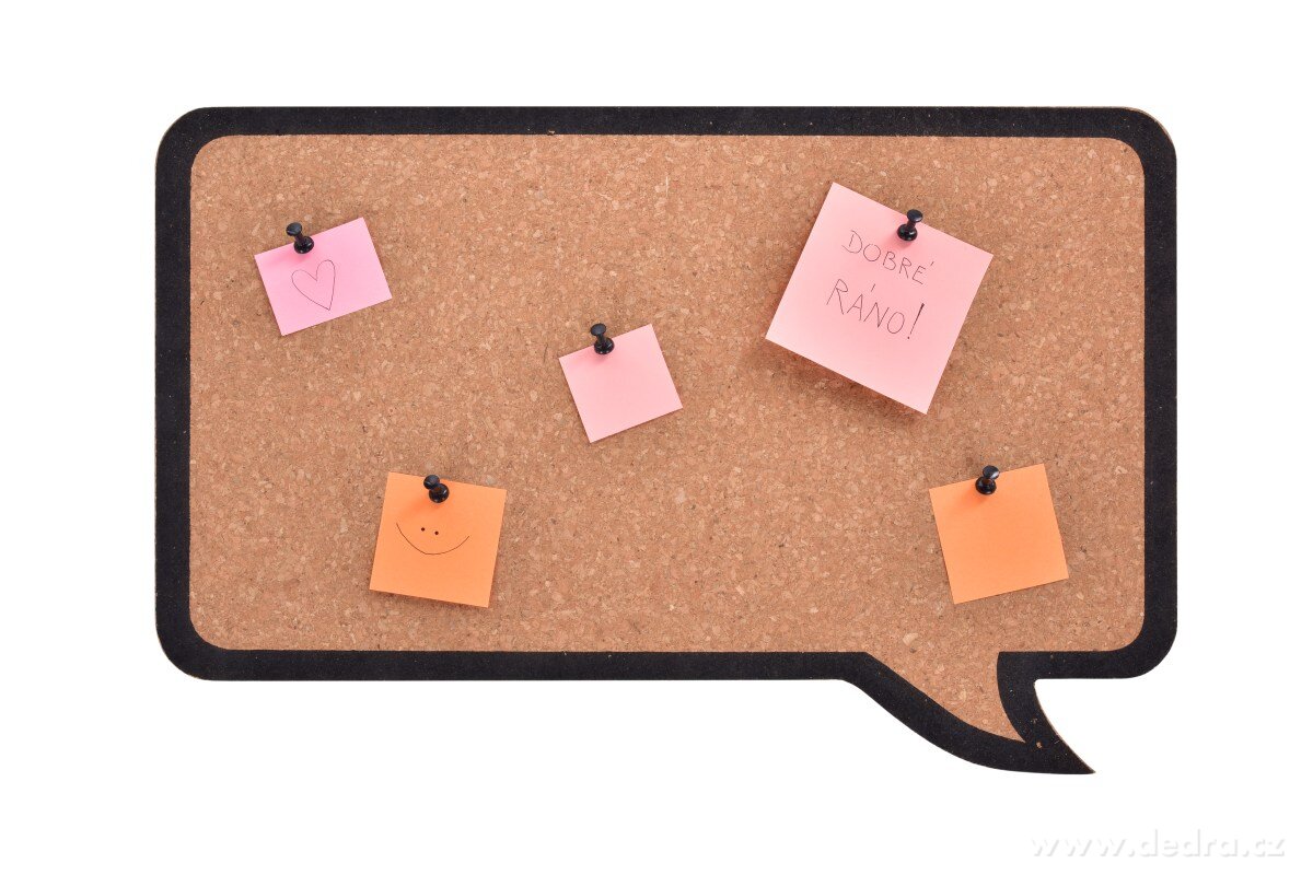 Korková nástěnka s pěti připínáčky GoEco® – náhled 4 | Grand Móda