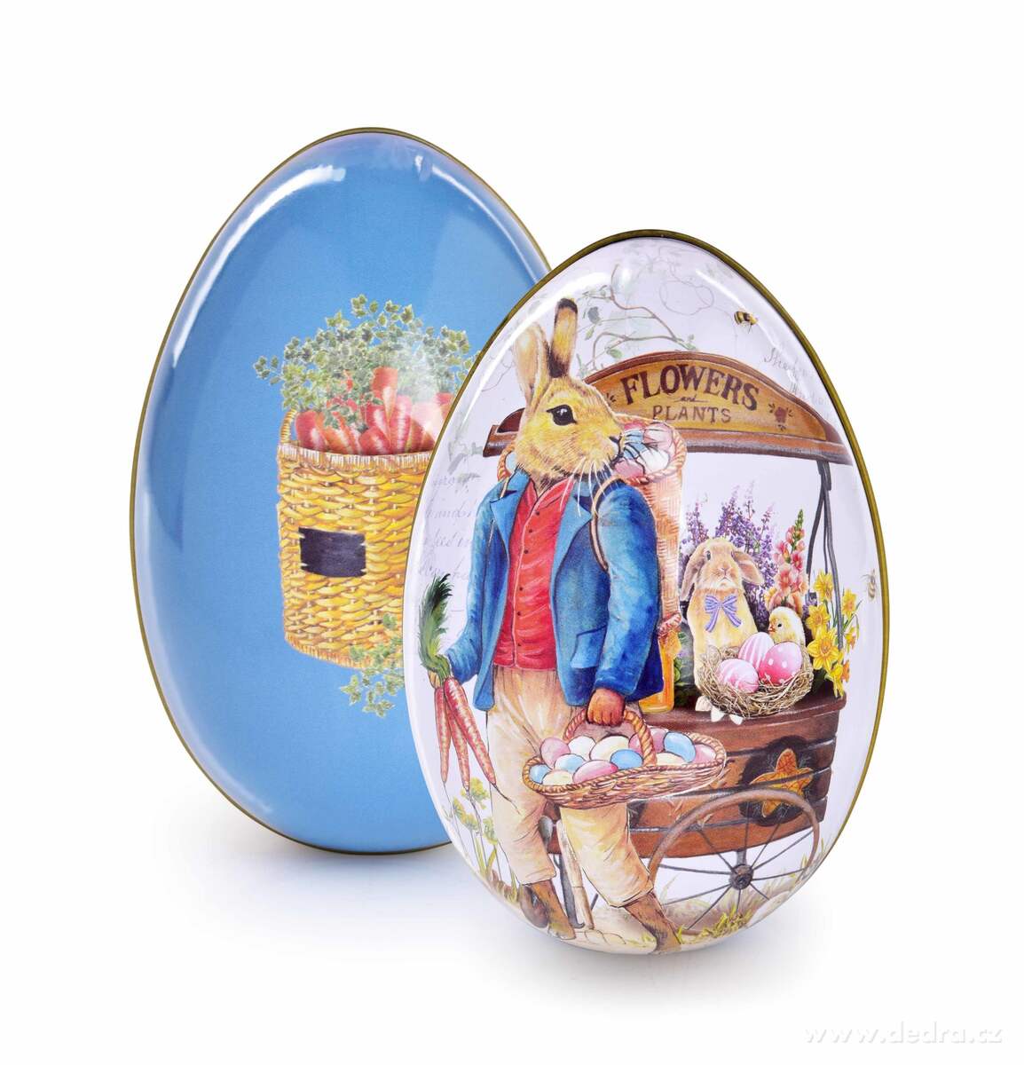 12, 5 cm velké kovové vejce na překvapení pro koledníky | Jaro ­čîĚ | Grand Móda