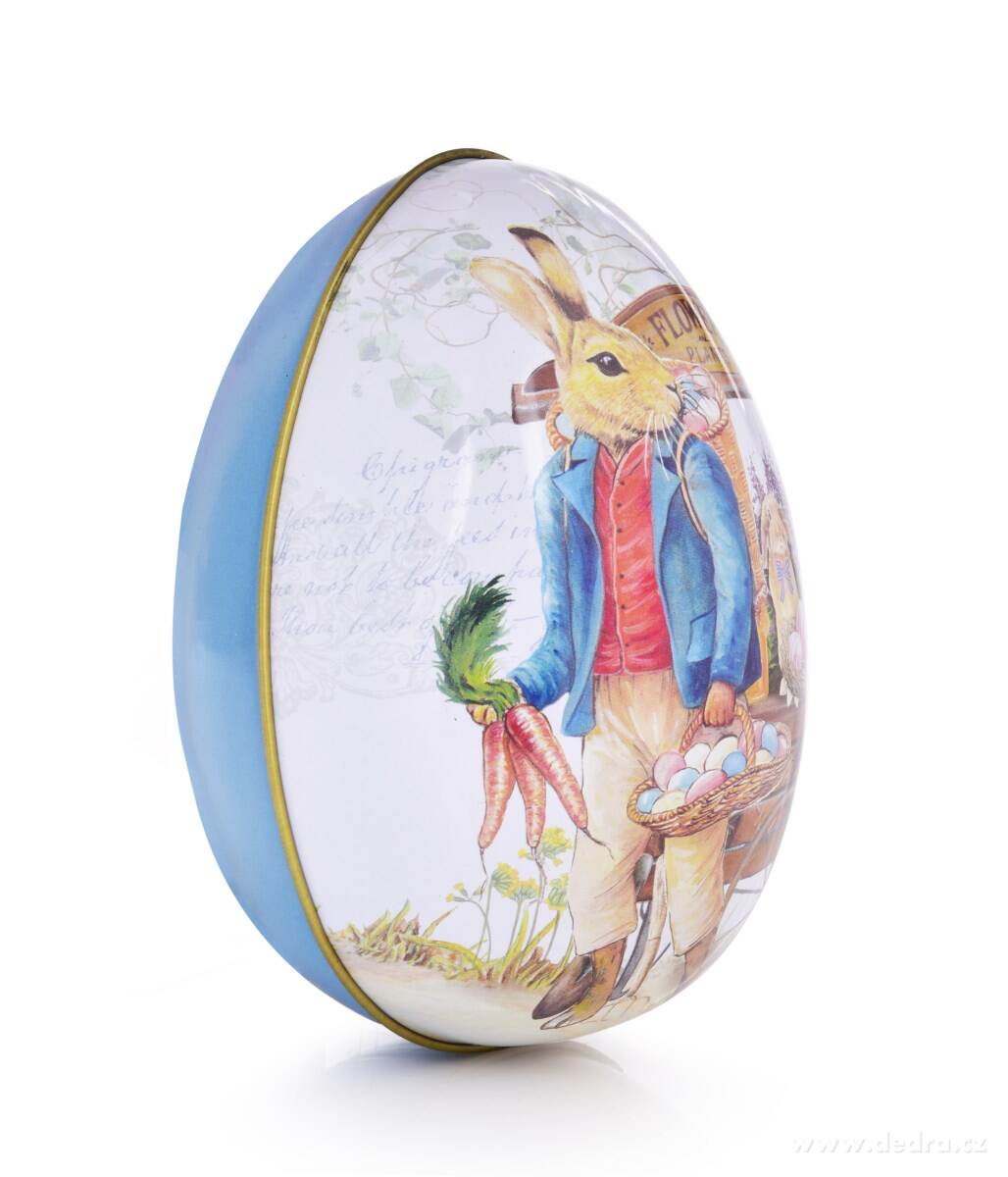 12, 5 cm velké kovové vejce na překvapení pro koledníky – náhled 2 | Grand Móda