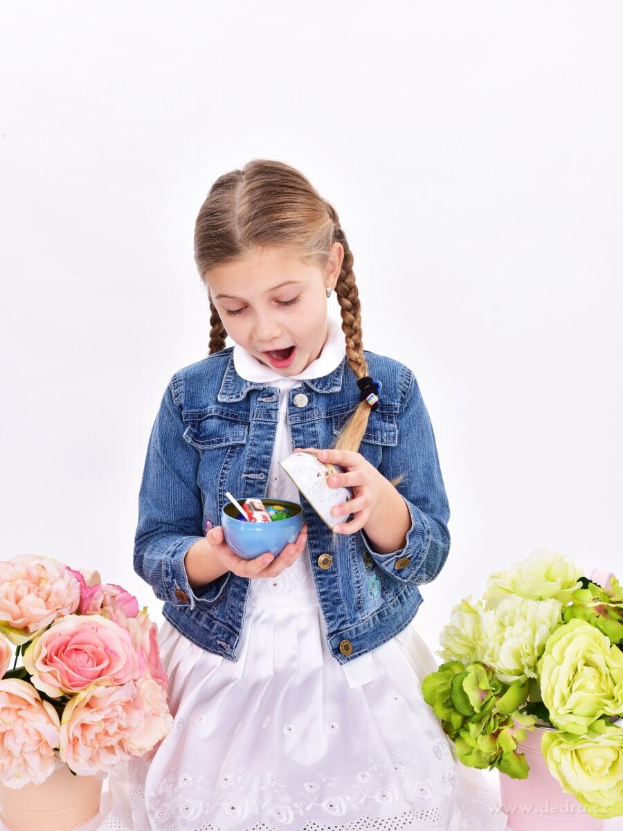 12, 5 cm velké kovové vejce na překvapení pro koledníky – náhled 6 | Grand Móda