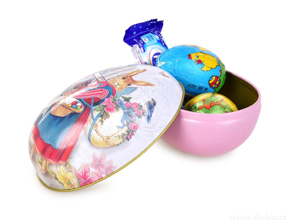 12, 5 cm velké kovové vejce na překvapení pro koledníky – náhled 5 | Grand Móda