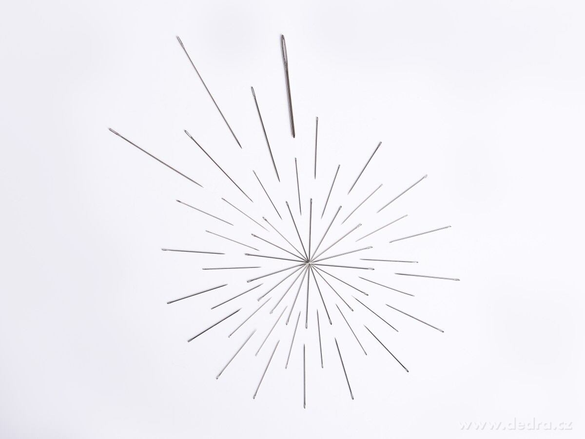 CREATIVE, Sada 55 ks jehel na ruční šití, 6 velikostí, kvalitní ocel – náhled 4 | Grand Móda