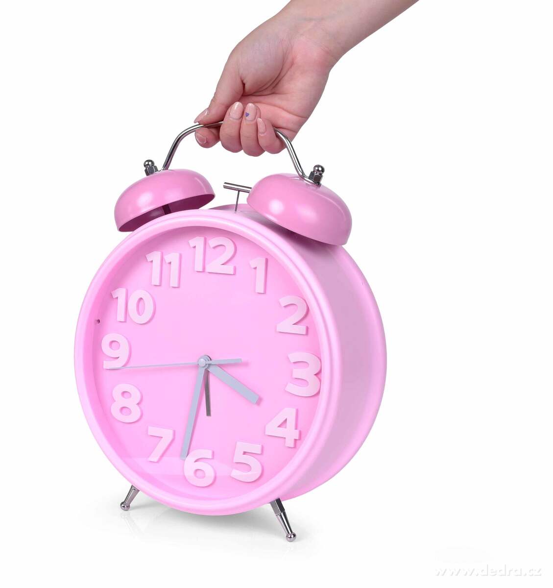 30 cm RETROBUDÍK GIGANT 2v1, stojací i závěsný, na baterie | Budíky | Grand Móda