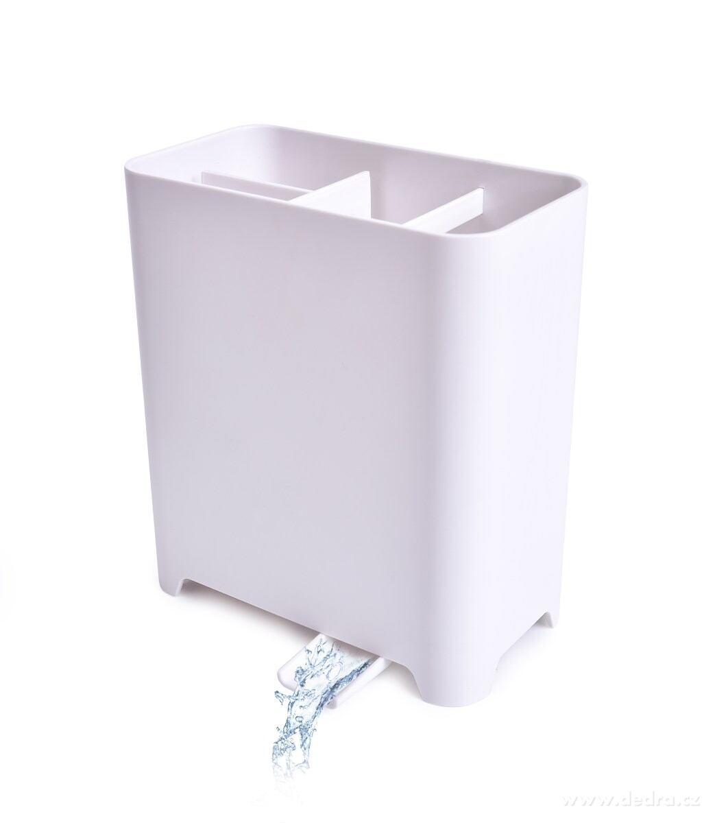 DRENAGE, stojan & odkapávač na kuchyňské náčiní a příbory, otočný okap do dřezu, 16 × 8, 5 × 18 cm – náhled 2 | Grand Móda