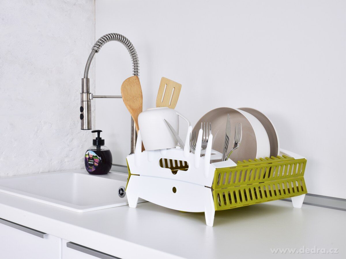 Skládací odkapávač na nádobí, z odolného plastu – náhled 3 | Grand Móda