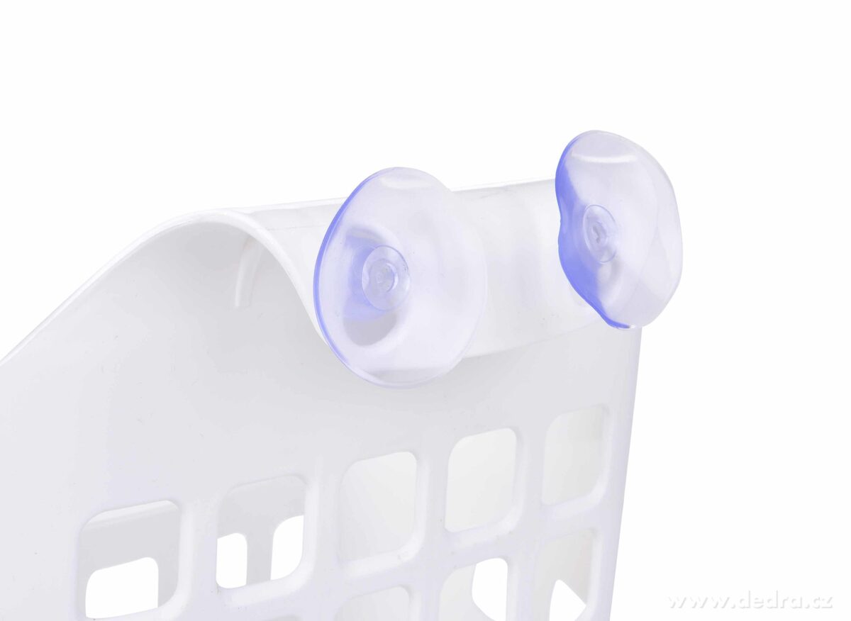 PRAKTIK, závěsný koš s přísavkami, 24 cm, odolný plast – náhled 5 | Grand Móda