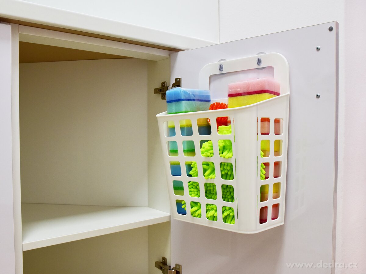 Závěsný koš z odolného plastu se dvěma přísavkami – náhled 5 | Grand Móda