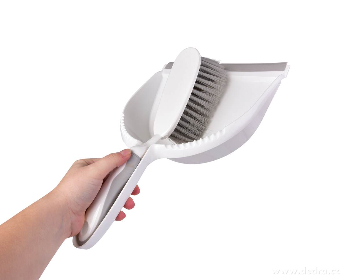 PRAKTIK, Lopatka a smetáček, protiskluzová rukojeť, kompaktní úklidová sada – náhled 5 | Grand Móda