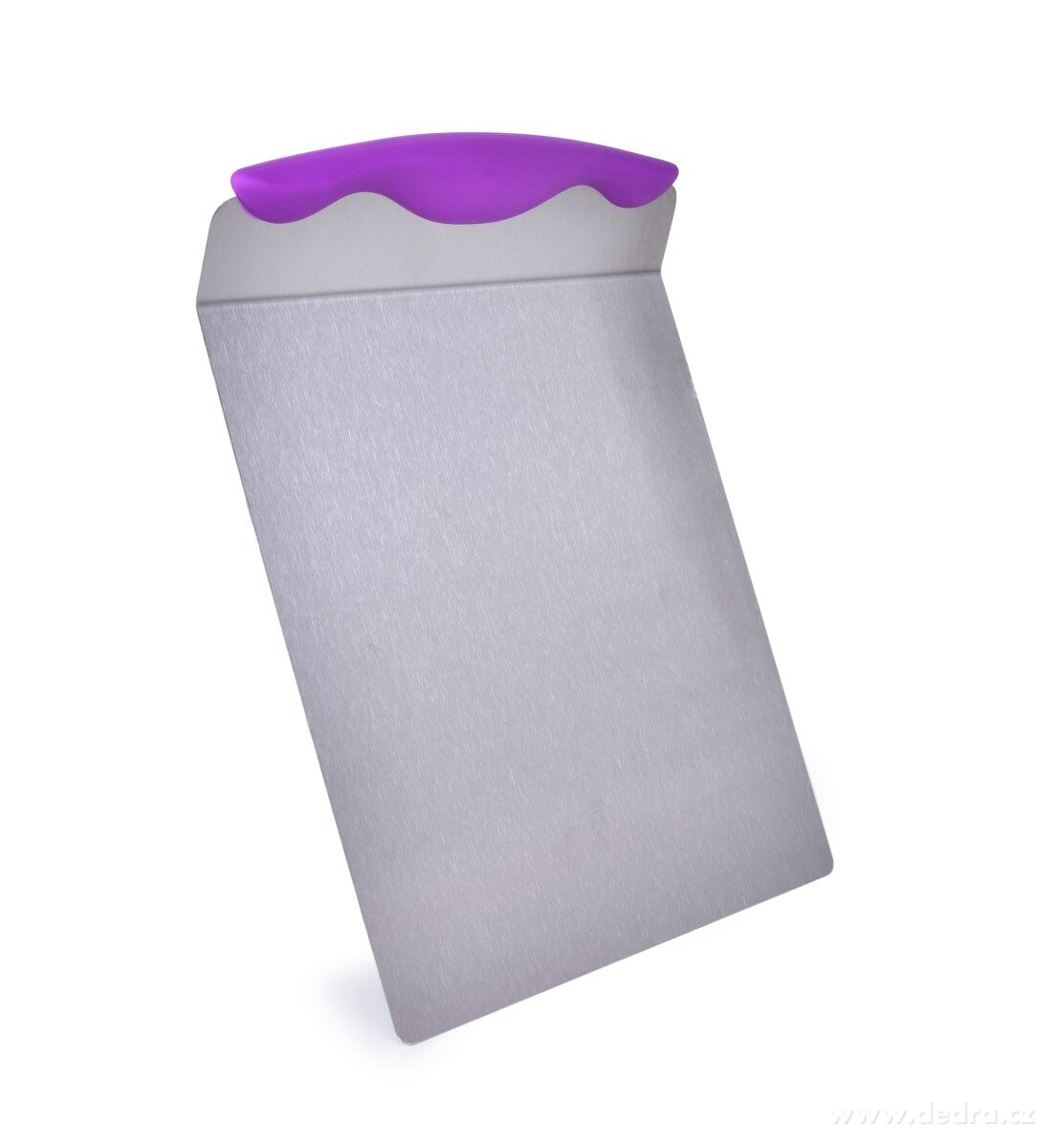 CHEF, XL široká nerezová stěrka – špachtle na pečení a vaření, 20 × 20 cm – náhled 2 | Grand Móda