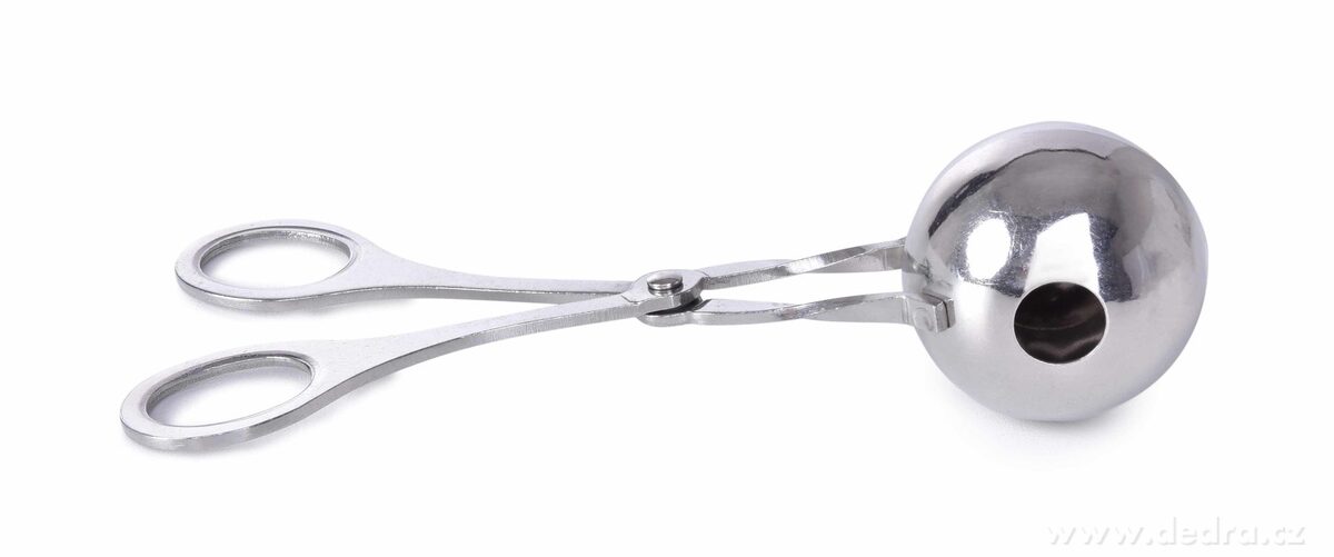 KOULOTLAČKA, nerezové kleště na masové, vegetariánské a cukrářské kuličky, Ø 4, 5 cm – náhled 5 | Grand Móda