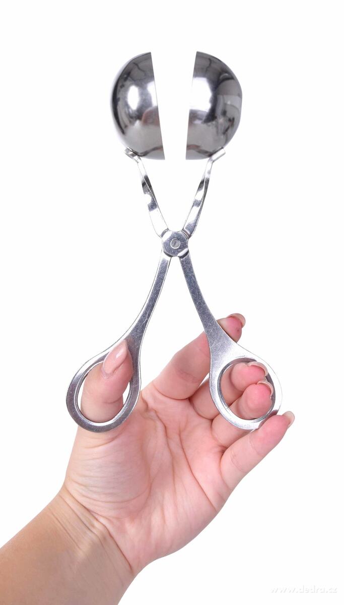 KOULOTLAČKA, nerezové kleště na masové, vegetariánské a cukrářské kuličky, Ø 4, 5 cm – náhled 6 | Grand Móda