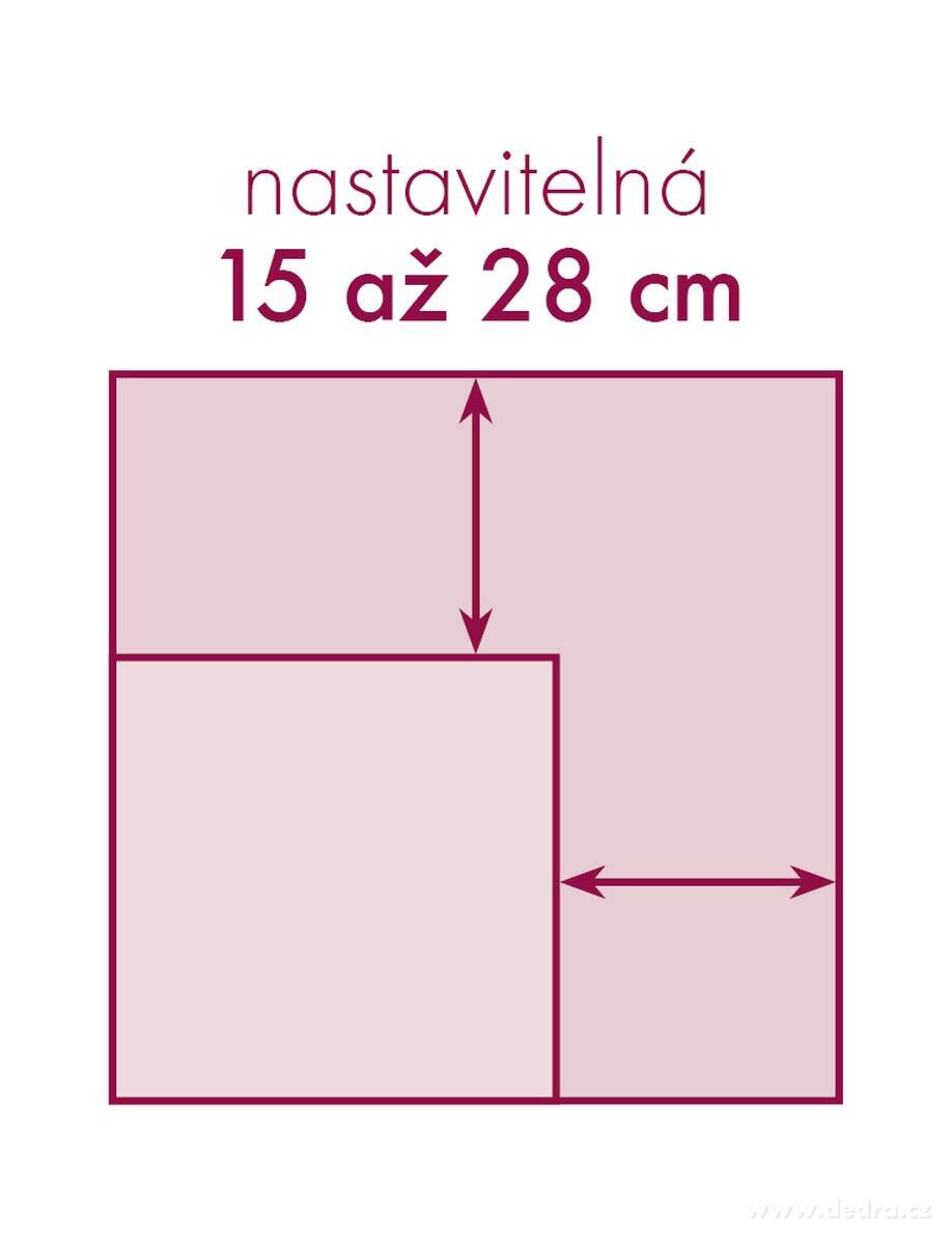 CREMO, nastavitelná čtvercová forma na pečení, nerezová ocel, 15–28 cm – náhled 5 | Grand Móda
