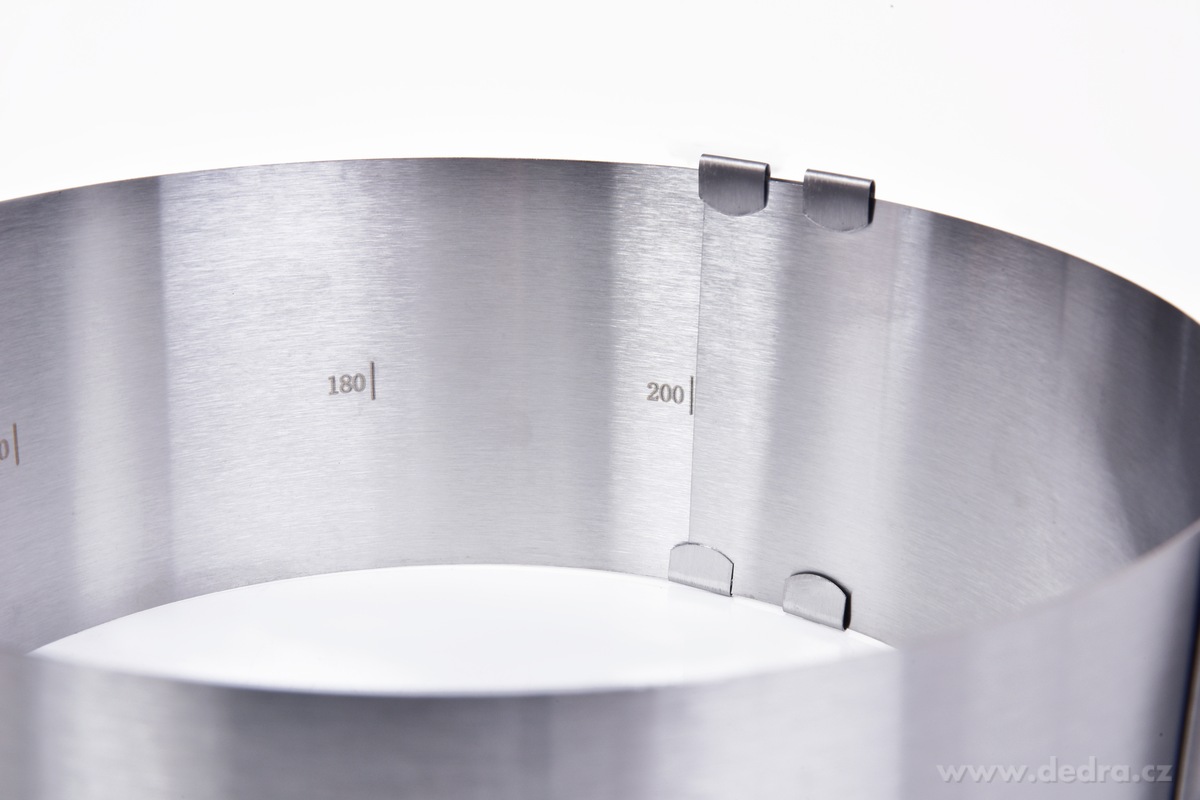 CREMO, nastavitelná pekařská a cukrářská forma, nerez, Ø 16–20 cm – náhled 4 | Grand Móda