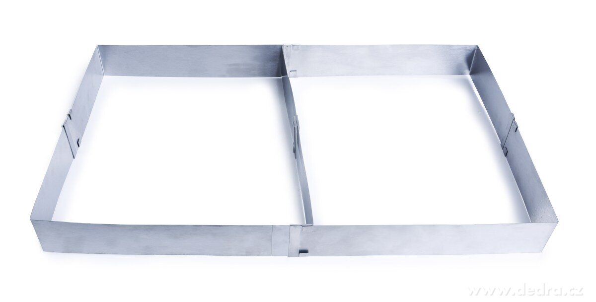 CREMO, XXL nastavitelná nerezová forma s odnímatelnou dělící přepážkou, 28–53 cm | Pečící formy | Grand Móda