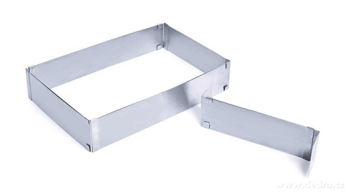 CREMO, XXL nastavitelná nerezová forma s odnímatelnou dělící přepážkou, 28–53 cm – náhled 2 | Grand Móda