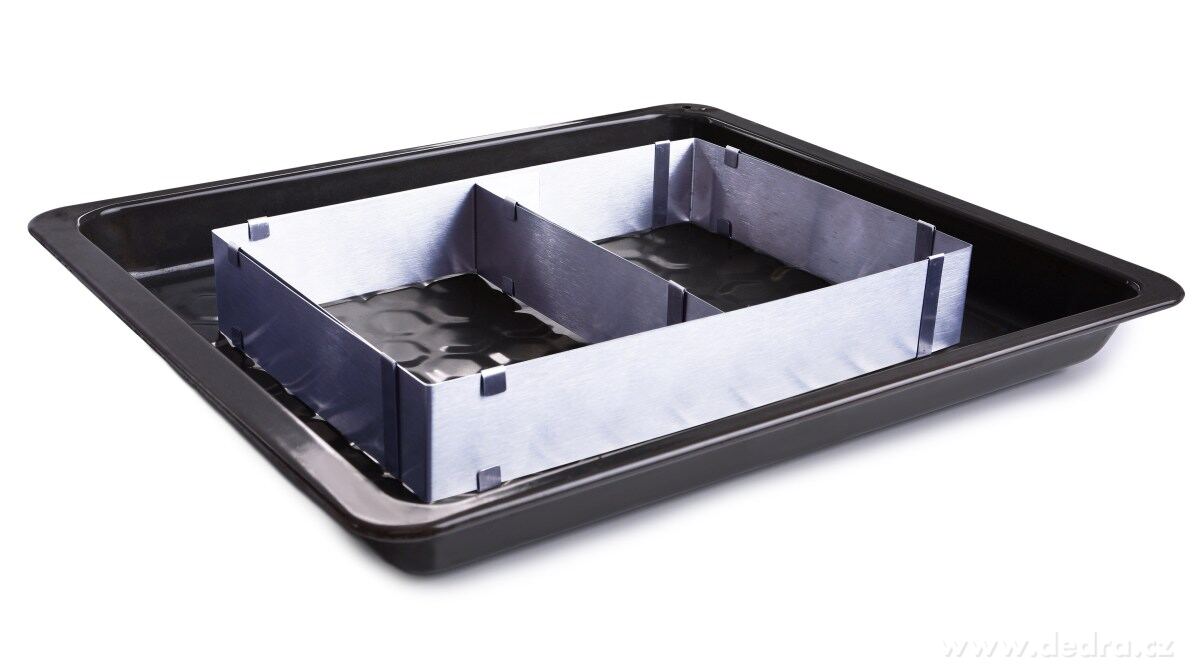 CREMO, XXL nastavitelná nerezová forma s odnímatelnou dělící přepážkou, 28–53 cm – náhled 4 | Grand Móda