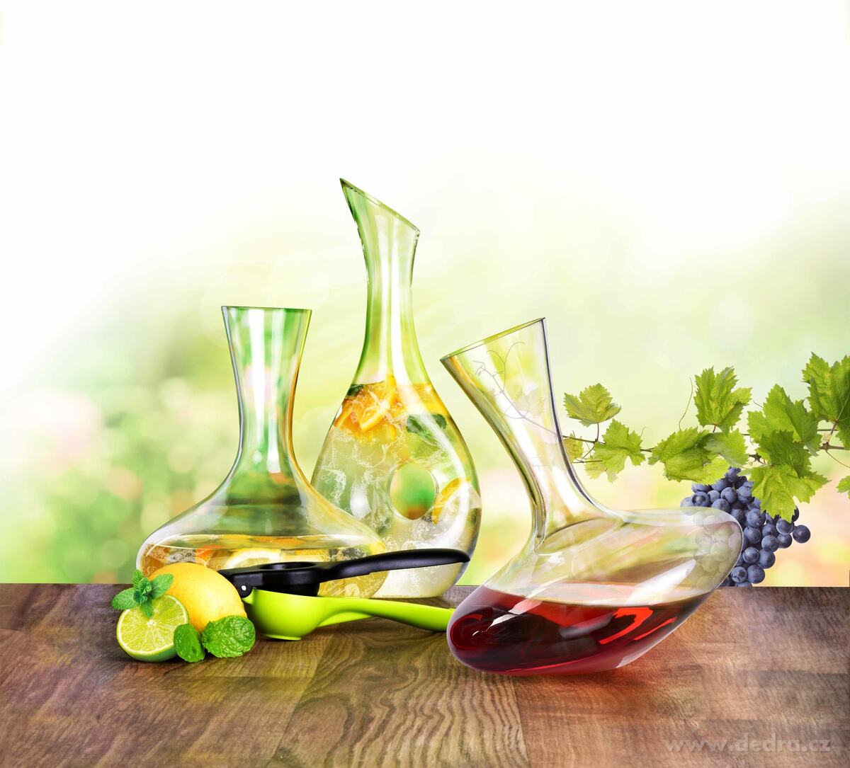 Skleněná karafa CLASIC – náhled 3 | Grand Móda