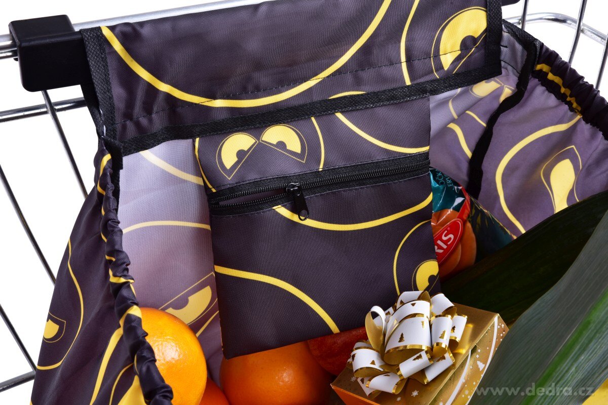 MEGA TAŠKA do nákupního vozíku REBELITO, skládací, zavírání suchým zipem – náhled 2 | Grand Móda