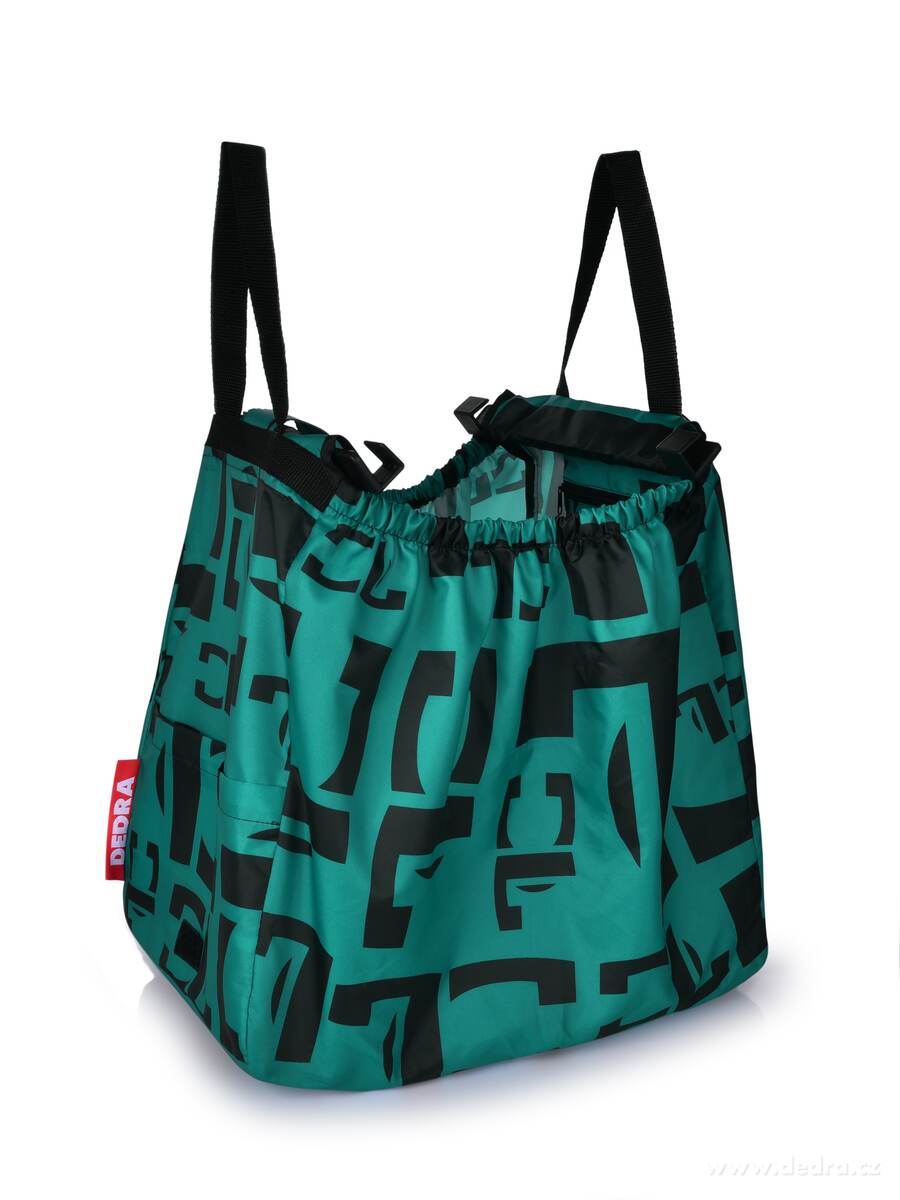 MEGATAŠKA TROLEY, 60 L, skládací taška do nákupního vozíku, extra pevná se suchým zipem | Pomůcky prodejce ÔŁĄ´ŞĆ | Grand Móda