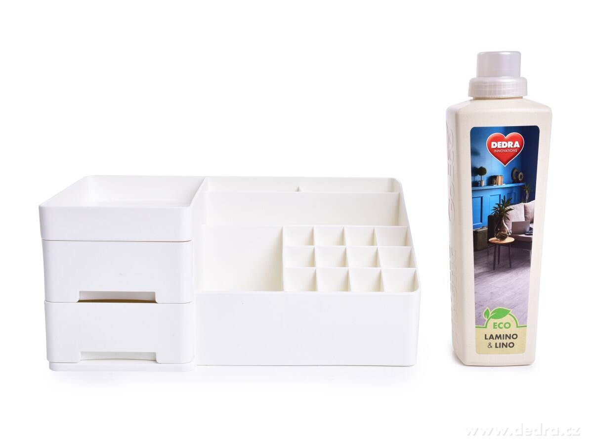 Kosmetický organizér BEAUTY WHITE z odolného plastu – náhled 5 | Grand Móda