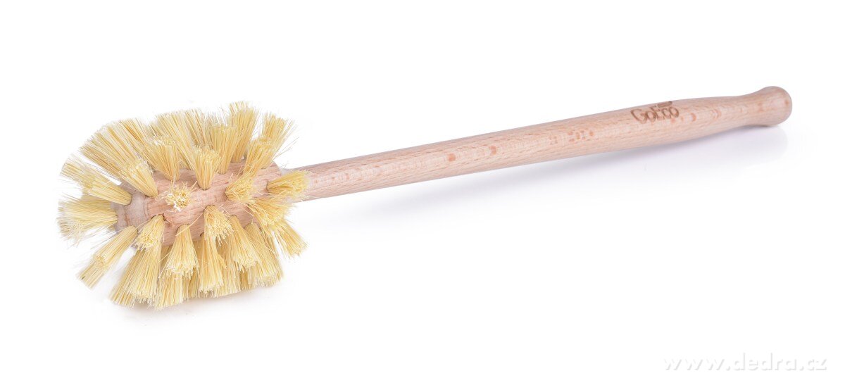 GoEco®, WC štětka 34 cm ze dřeva a sisalu, 100% kompostovatelná | GoEco® udržitelnŻ domov | Grand Móda