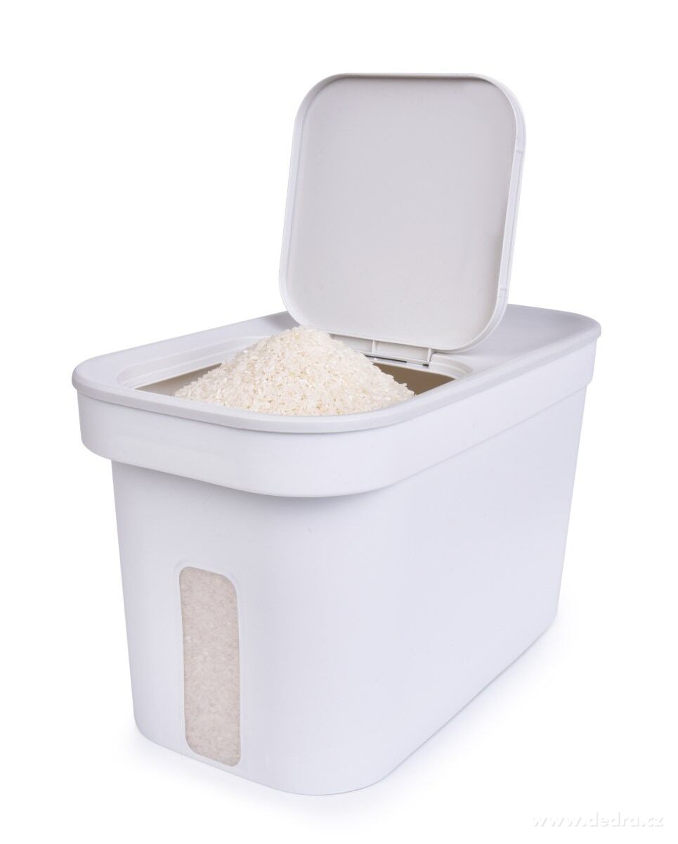 10 litrový BOX na sypké potraviny, se samospádem a ochranou proti hmyzu, | Velké dózy na jídlo | Grand Móda