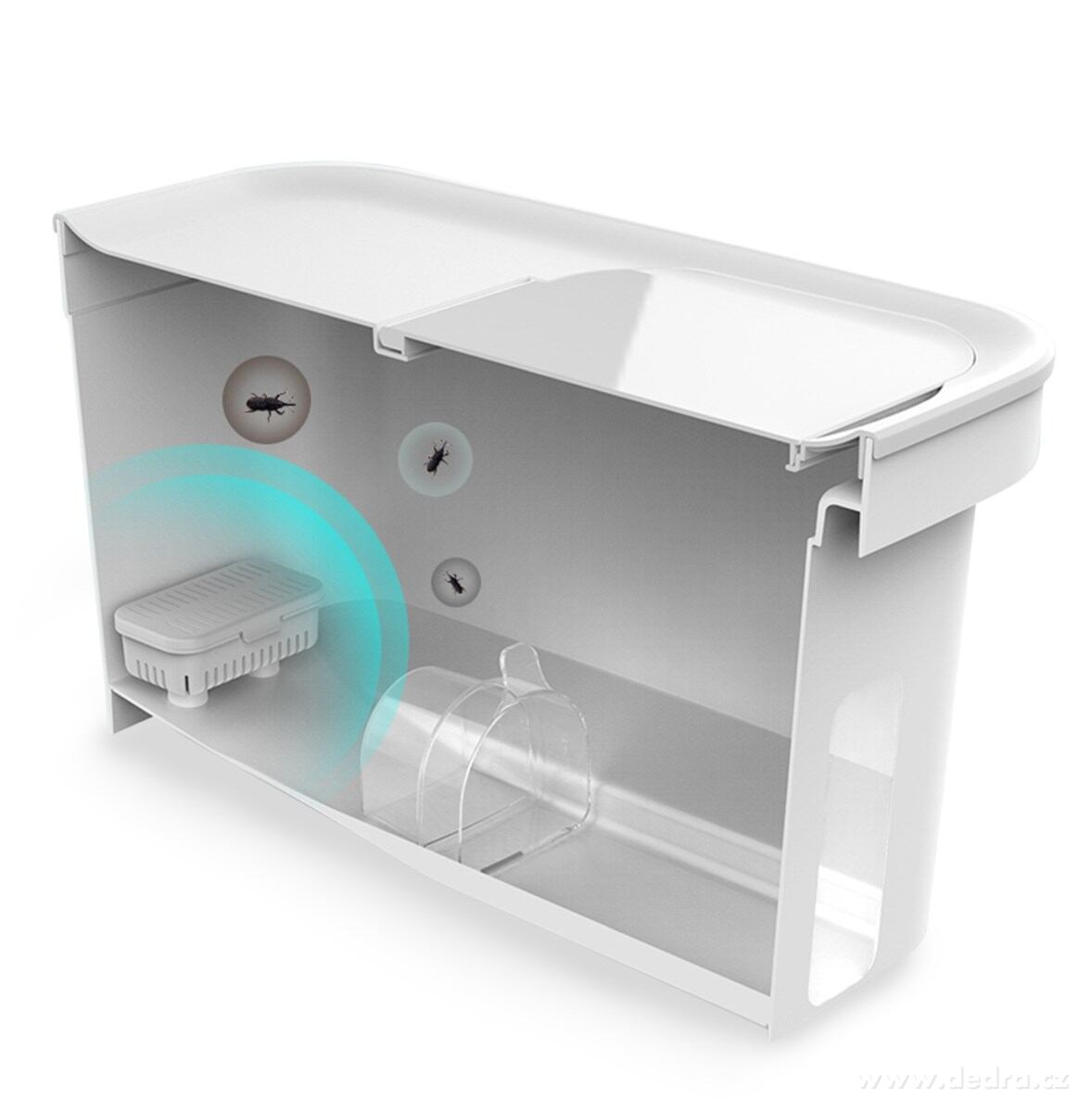 10 litrový BOX na sypké potraviny, se samospádem a ochranou proti hmyzu, – náhled 3 | Grand Móda