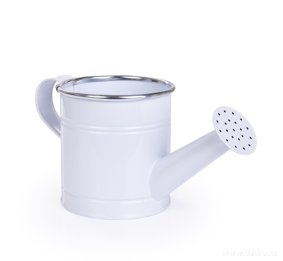 22 cm Dekorativní kovová konvička, bílá | Zahrada a terasa ­čĆí | Grand Móda