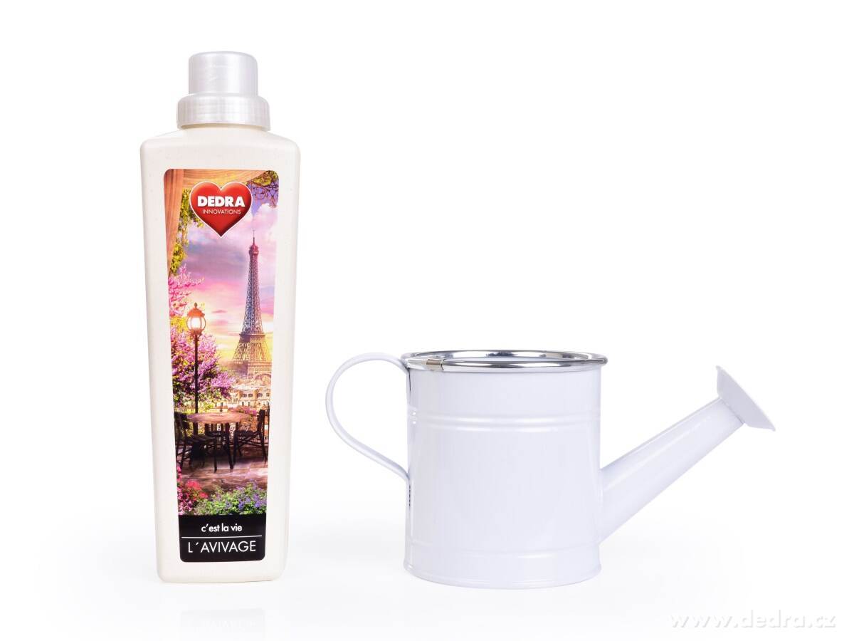 22 cm Dekorativní kovová konvička, bílá – náhled 6 | Grand Móda