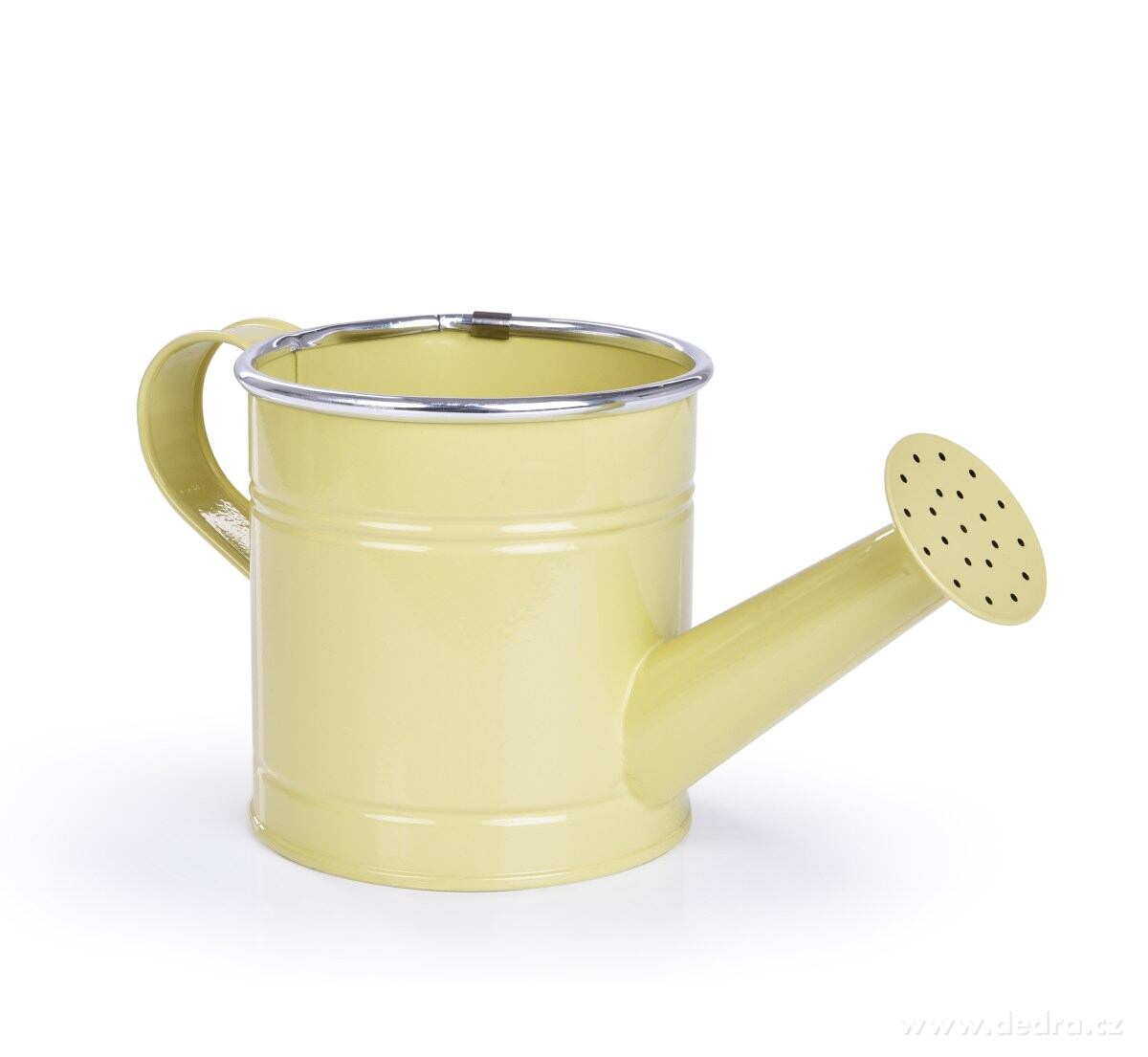 22 cm Dekorativní kovová konvička, vanilková | Zahrada a terasa ­čĆí | Grand Móda