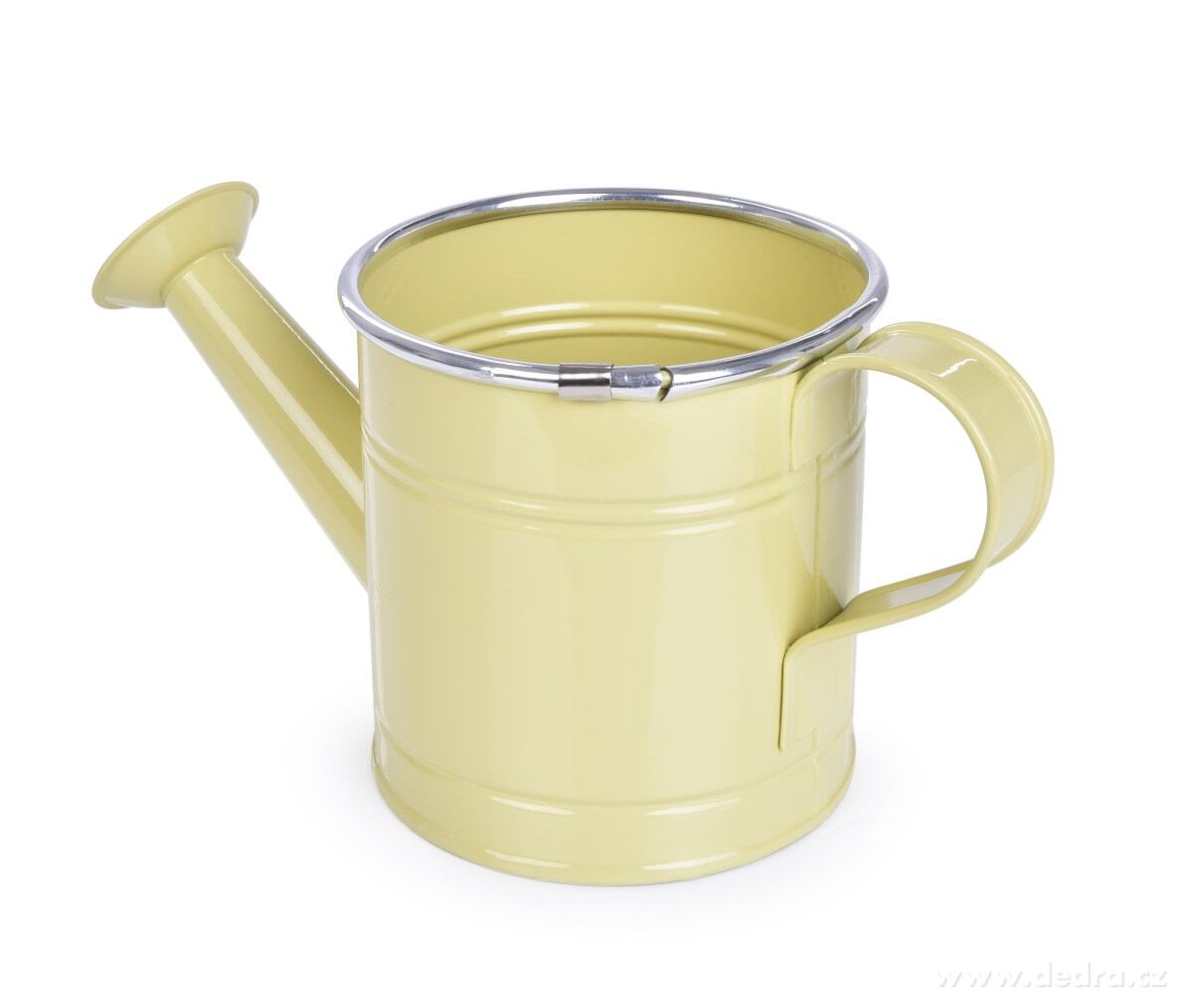 22 cm Dekorativní kovová konvička, vanilková – náhled 2 | Grand Móda