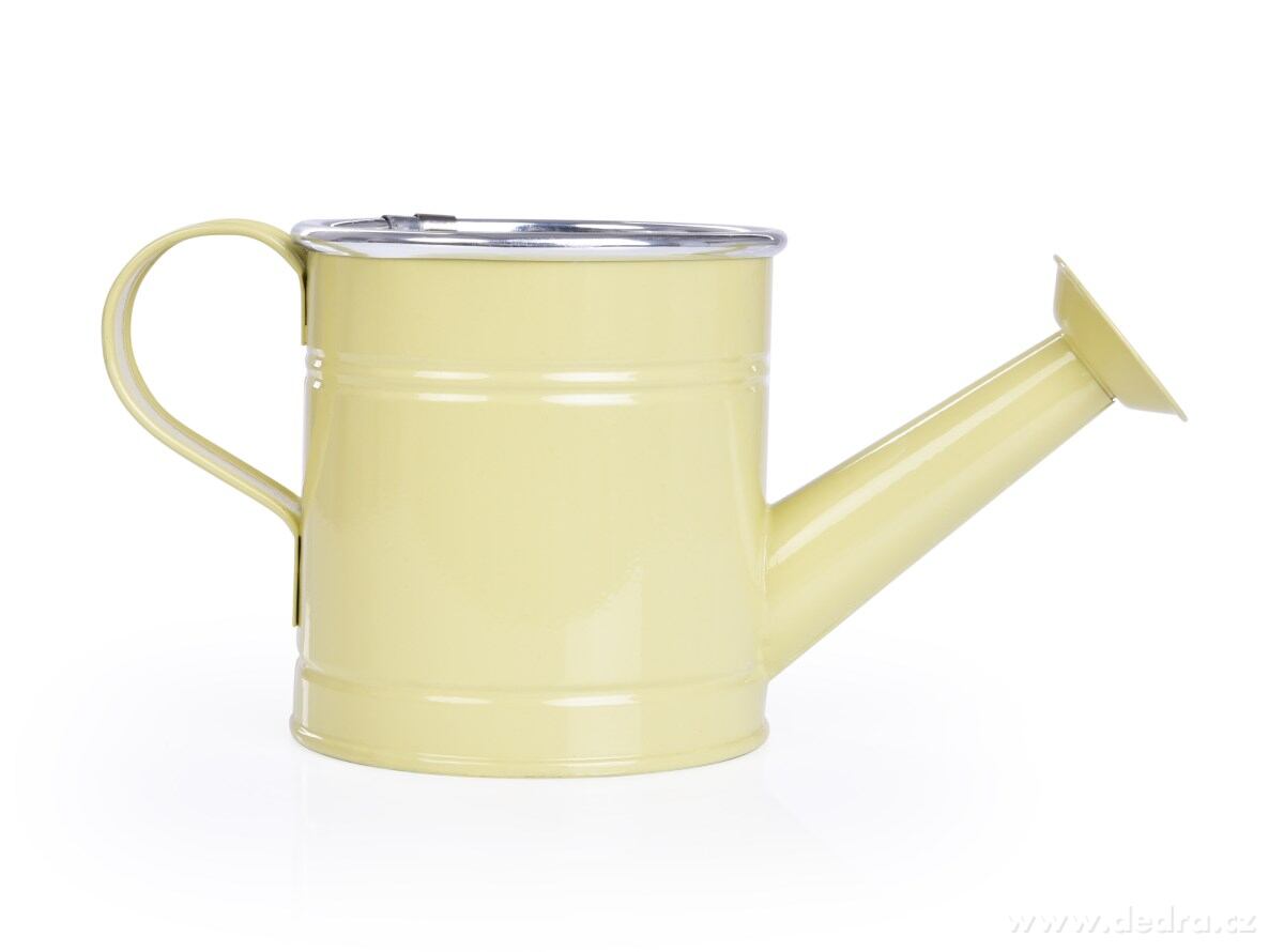 22 cm Dekorativní kovová konvička, vanilková – náhled 5 | Grand Móda