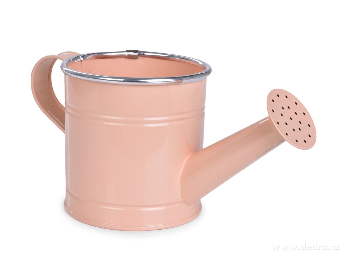 22 cm Dekorativní kovová konvička, meruňková | Zahrada a terasa ­čĆí | Grand Móda