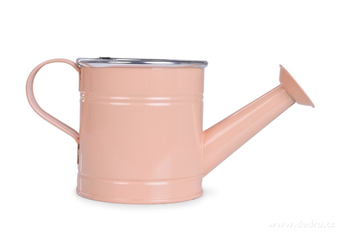 22 cm Dekorativní kovová konvička, meruňková – náhled 2 | Grand Móda