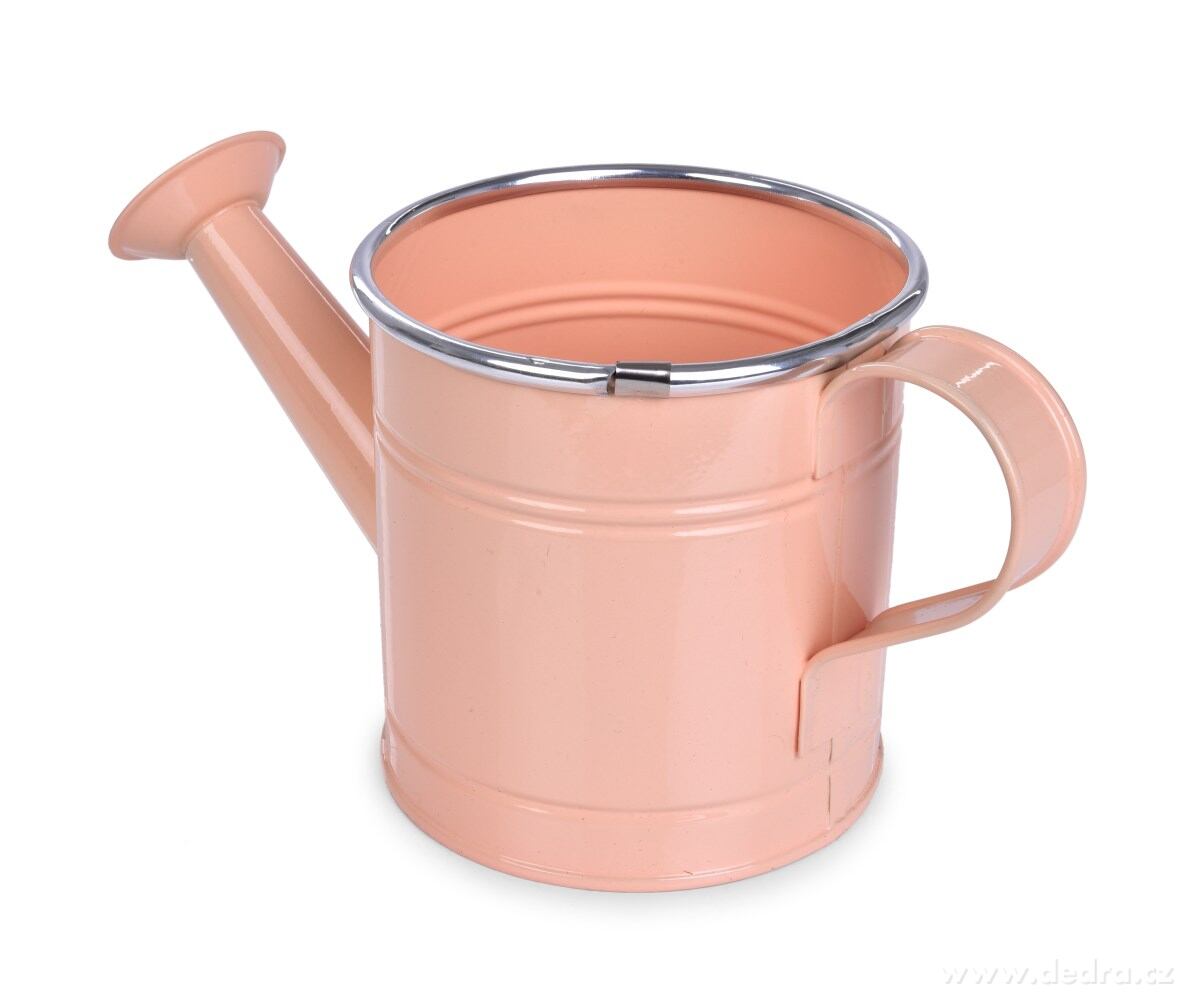 22 cm Dekorativní kovová konvička, meruňková – náhled 6 | Grand Móda