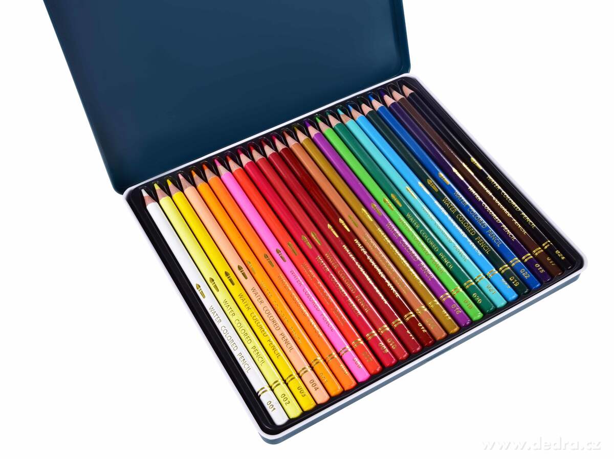 24 ks sada uměleckých akvarelových pastelek nejvyšší kvality, AQUARELLE | Školní potřeby ÔťĆ´ŞĆ | Grand Móda