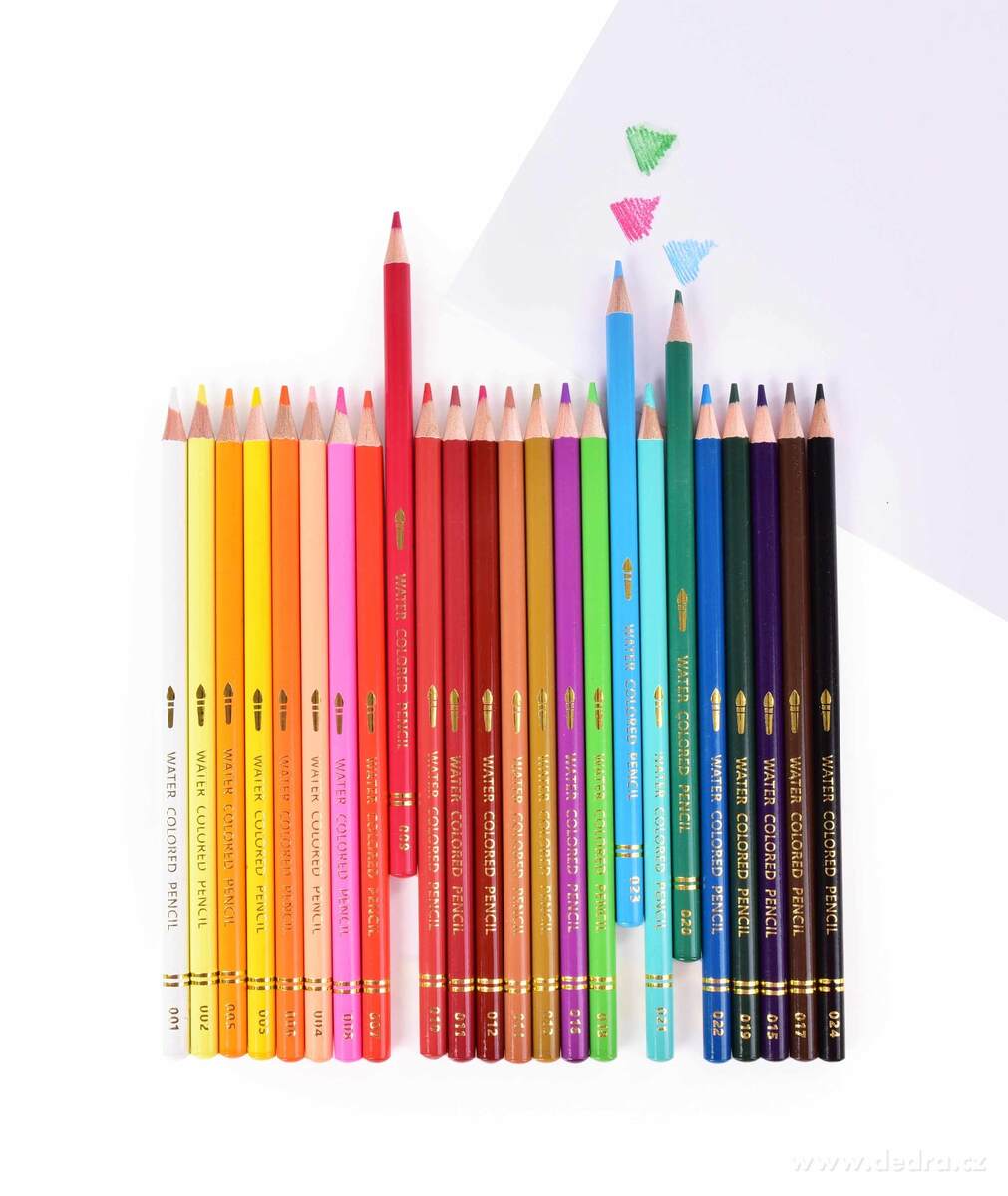 24 ks sada uměleckých akvarelových pastelek nejvyšší kvality, AQUARELLE – náhled 2 | Grand Móda